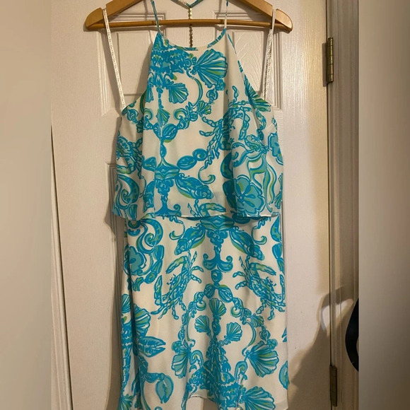 Lilly Pulitzer Silk Whistler Mini Dress - Picture 1 of 12